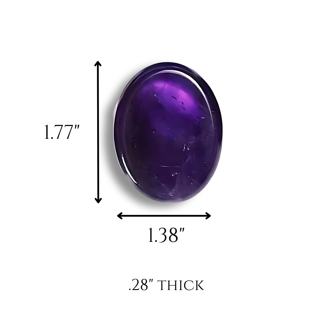 Amethyst  Worry Stone