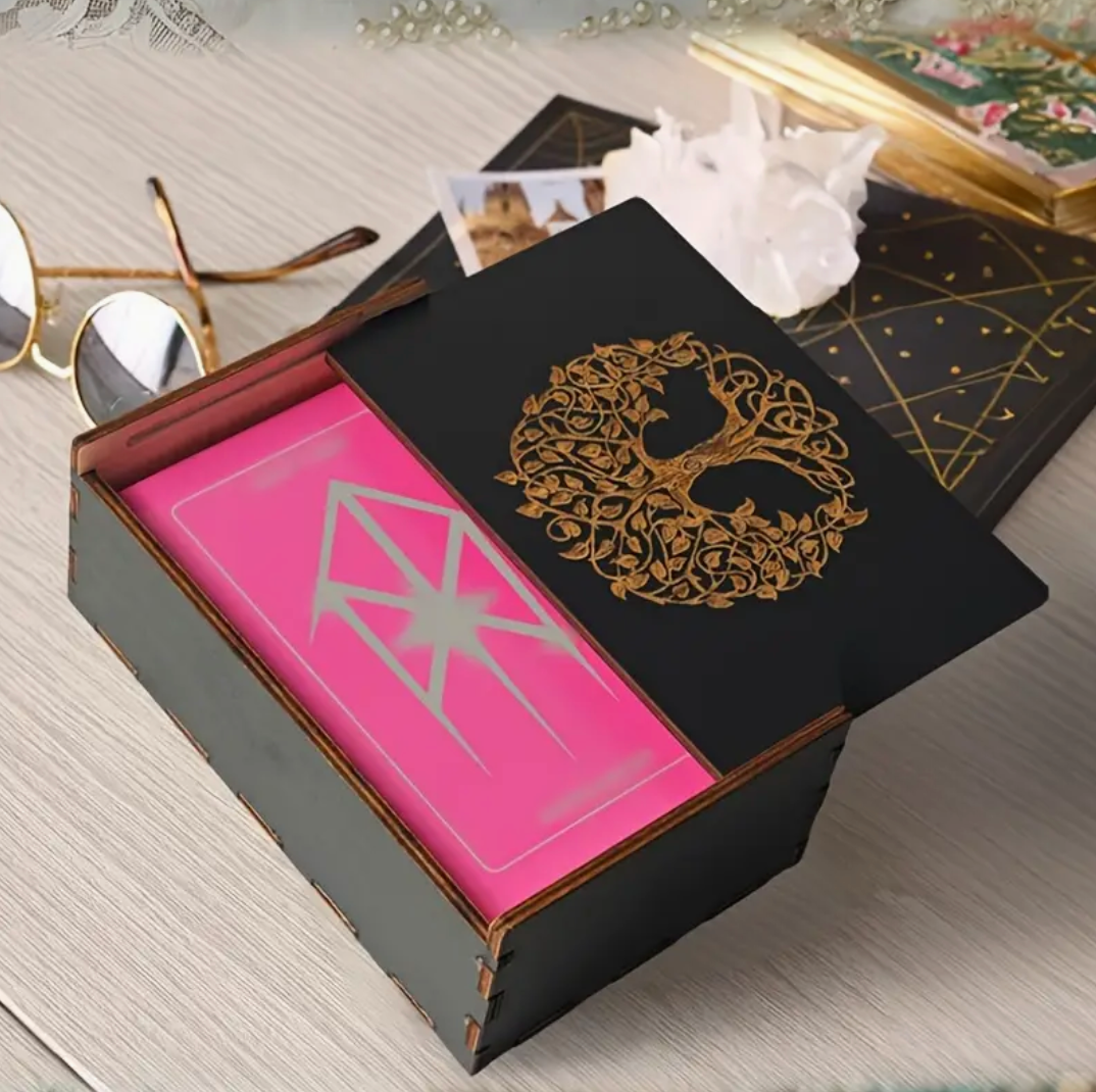 Handmade Wooden Keepsake Metatron Box